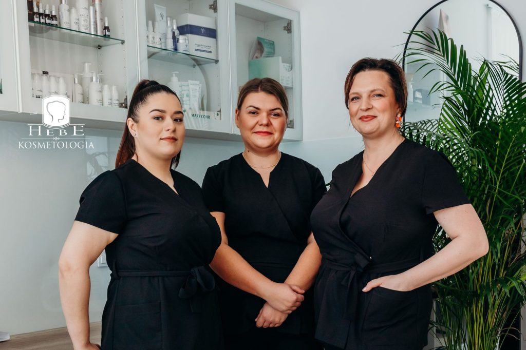 Zespół specjalistek Gabinetu Hebe: Aleksandra, Magda, Marta i Sylwia zapraszają na zabiegi.